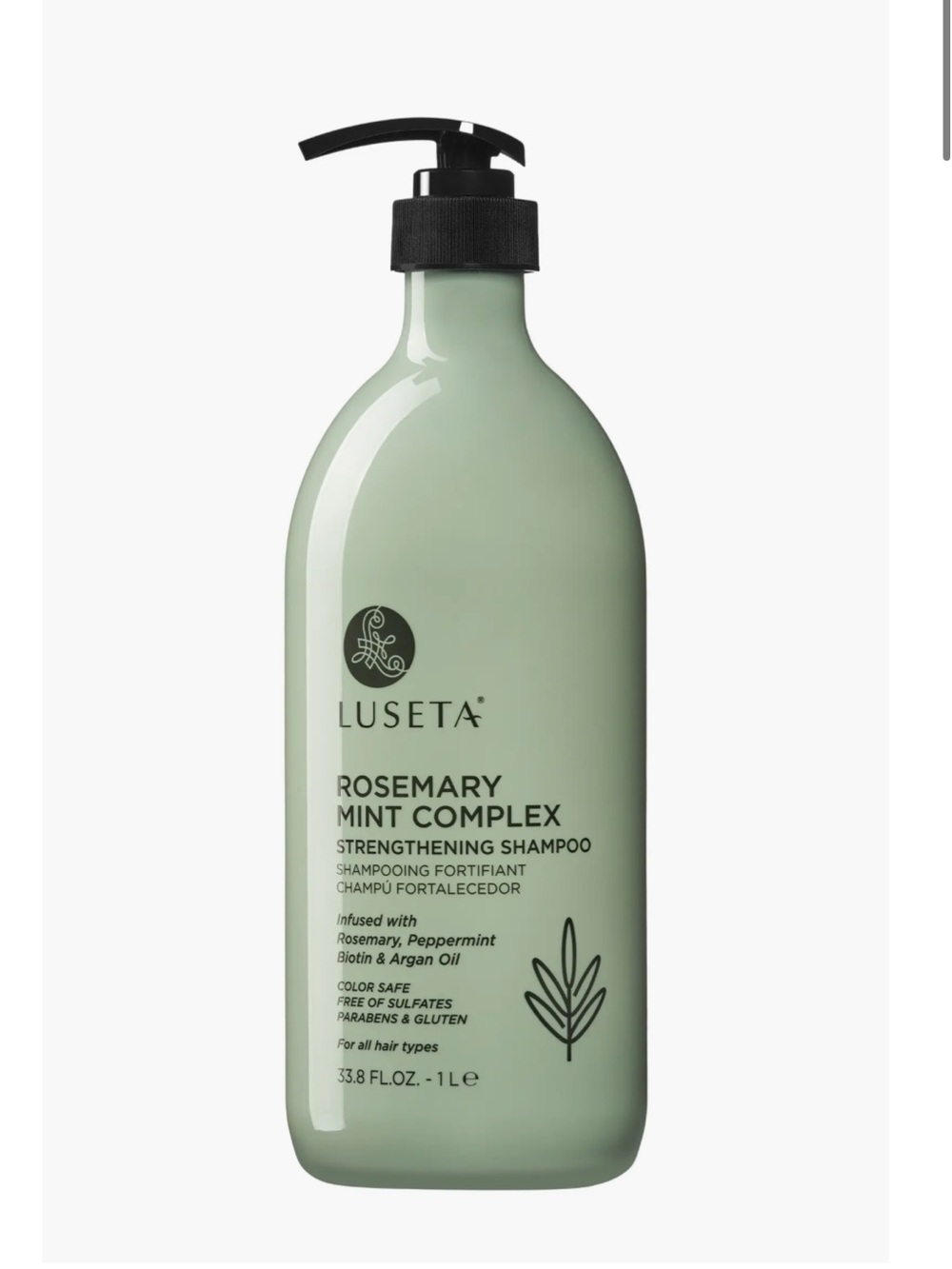 Luseta Rosemary Mint Complex Strengthening Shampoo - Mint Green
